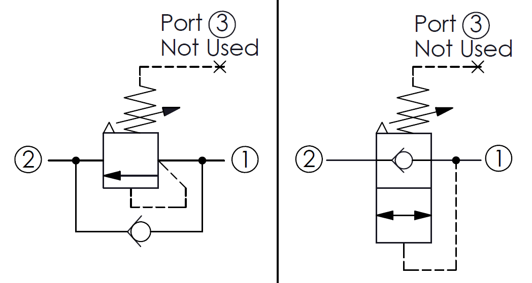 d＊ 2点 Atmospherically Referenced Direct-Acting Sequence Valve with