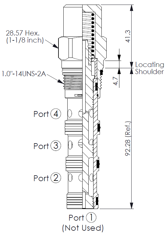 2-Position High-Side Spring-Offset Shuttle Valve | Winner